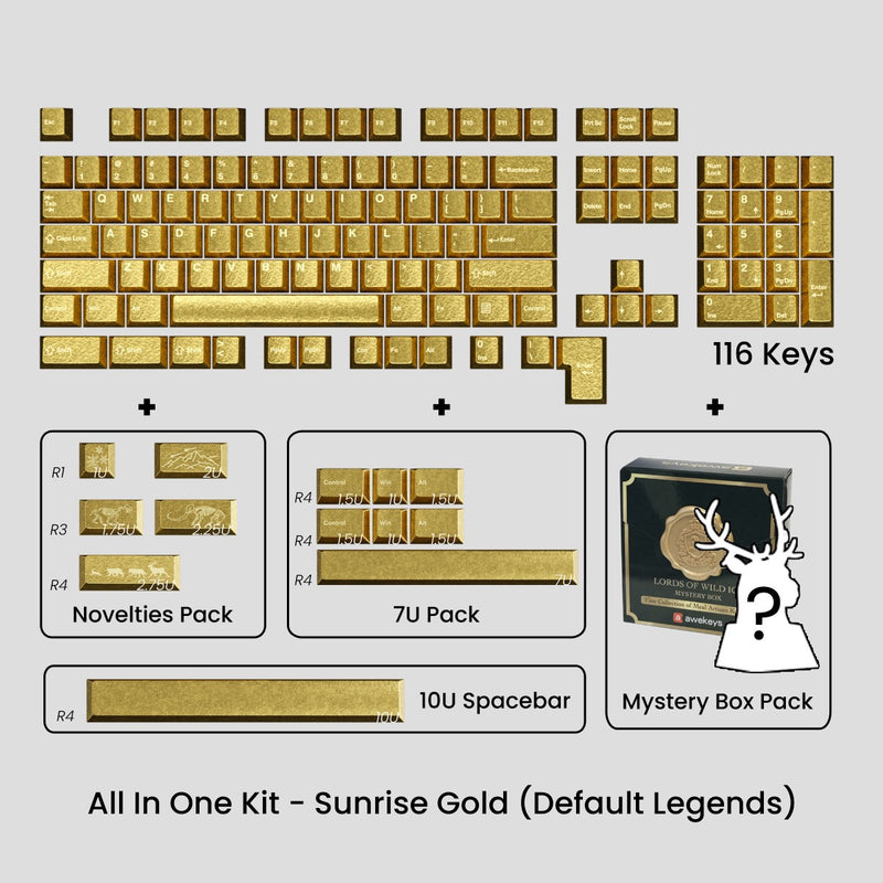 Load image into Gallery viewer, [GB] Awekeys Wild ICE Keycaps
