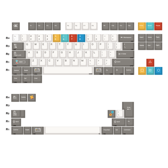 [GB] QK65 Mk3 Keycaps (Free Rye Switches)