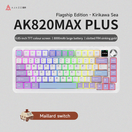 AJAZZ AK820 Max Plus 75% (Screen) Wireless Mechanical Keyboard