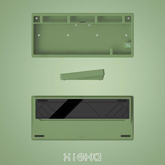 Hiexa V75 75% Mechanical Keyboard - Mirror PVD Weight