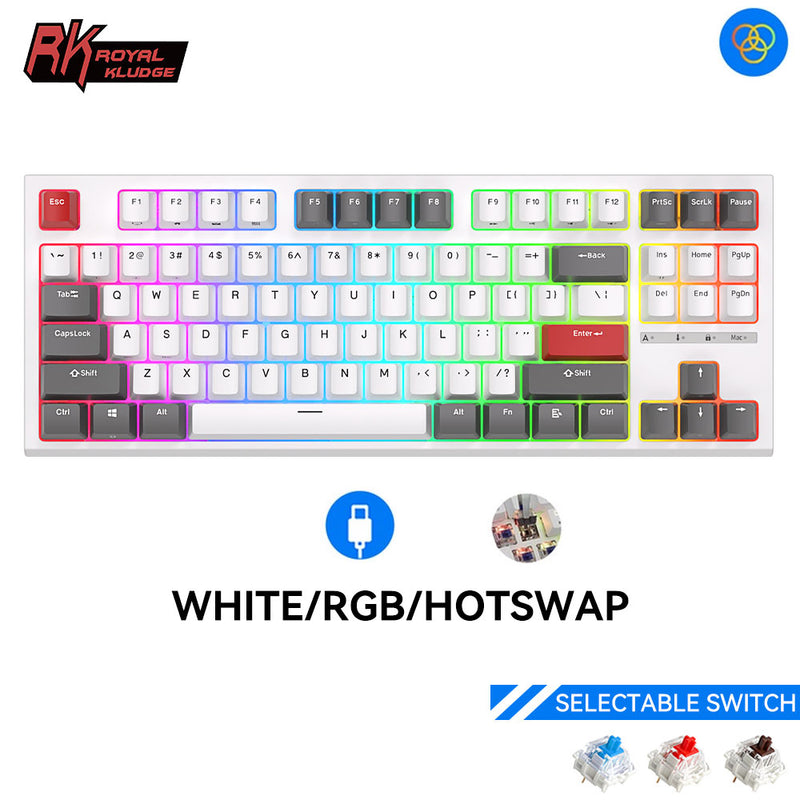 Load image into Gallery viewer, Royal Kludge RK R87 TKL Custom Mechanical Keyboard
