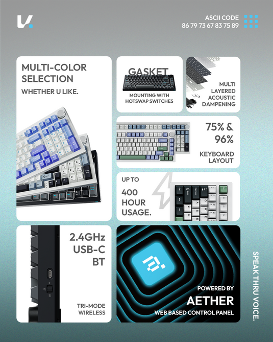 VOICSKY PULSE 96 [Tri-Mode/Volume Knob]