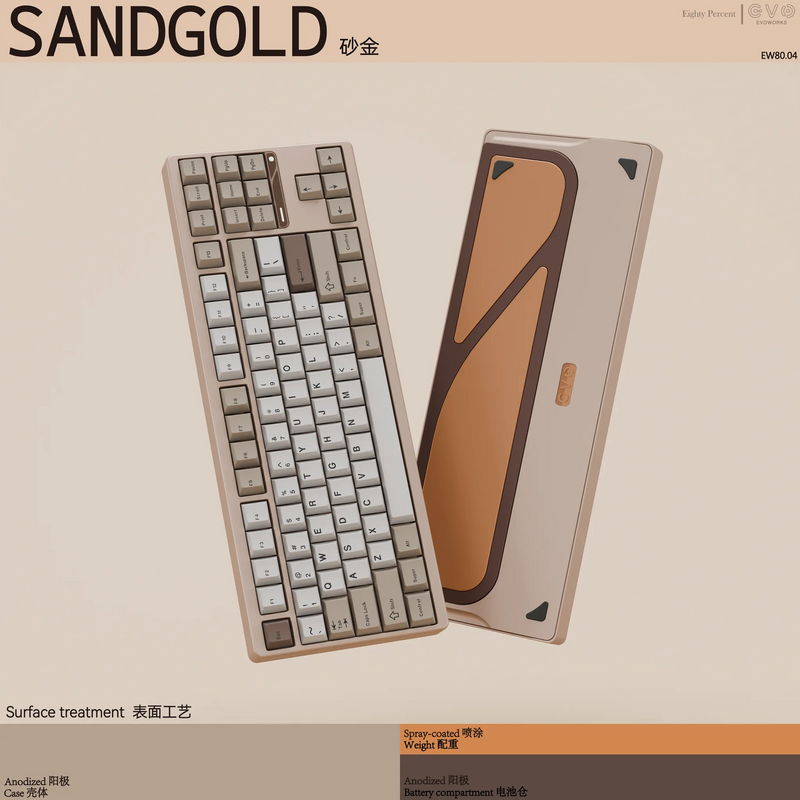 Load image into Gallery viewer, EVOWORKS EVO80 TKL Wireless Custom Mechanical Keyboard
