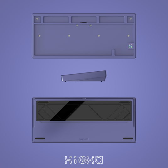 Hiexa V75 75% Mechanical Keyboard - Mirror PVD Weight