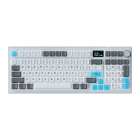 VOICSKY ECHO 96 Cloudy Tactile Switch - Light [Tri-Mode/1.14" Screen/Multi-Function Knob]