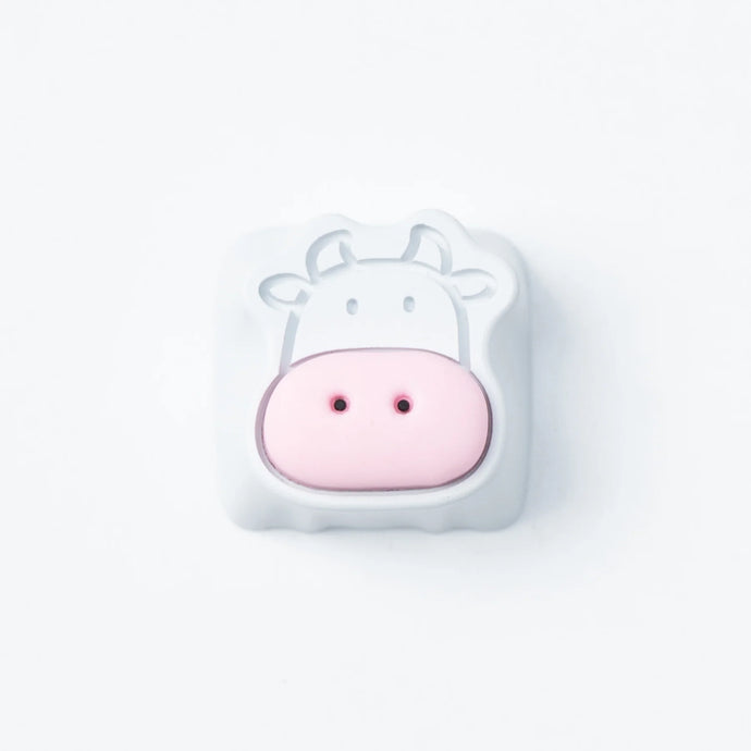 HolyOOPS Cute Cows Aluminum Alloy Artisan Keycap