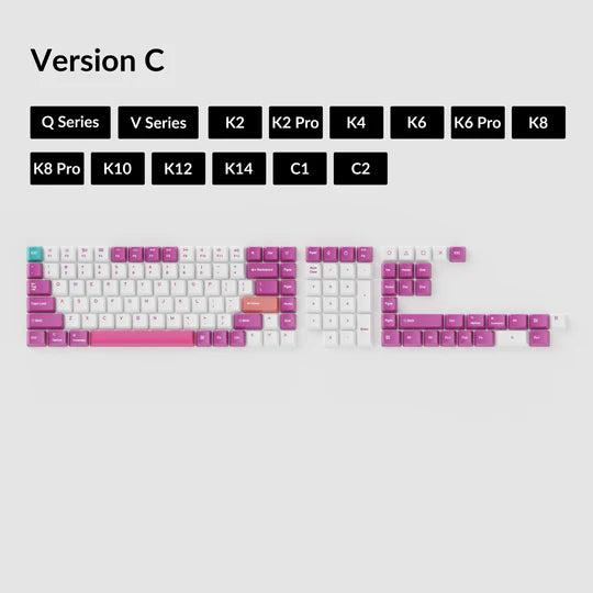 Load image into Gallery viewer, Keychron OEM Dye-Sub PBT Keycap Set - Unicorn Full Set

