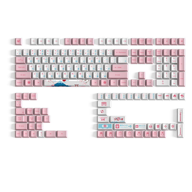 Load image into Gallery viewer, AKKO World Tour Tokyo R2 Double Shot PBT Keycaps
